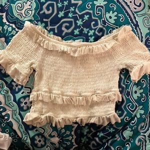 On the shoulder blouse